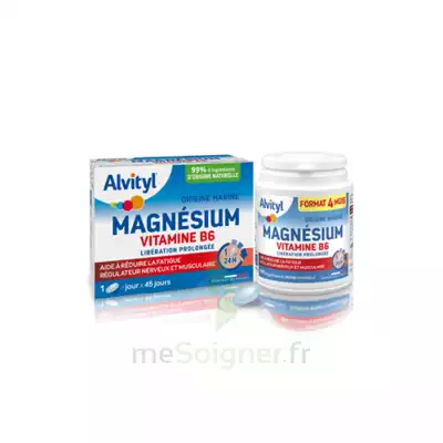 Alvityl Magnésium Vitamine B6 Libération Prolongée Comprimés Lp B/45 à Sélestat